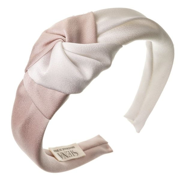 SIENA Čelenka s uzlom ružová Silky knotted headband light pink 100100215 | Welcomebaby.sk