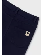 MAYORAL Dievčenské dlhé nohavice tmavomodré Fleece trousers navy 7511 | Welcomebaby.sk