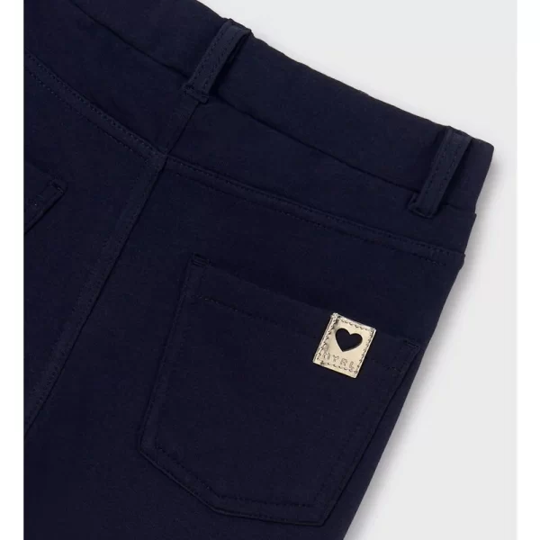 MAYORAL Dievčenské dlhé nohavice tmavomodré Fleece trousers navy 7511 | Welcomebaby.sk