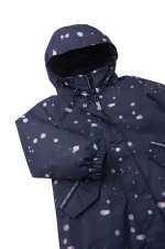 REIMA Dievčenská zimná bunda TAHO modrá s guličkami Waterproof winter jacket 5100111A | Welcomebaby.sk