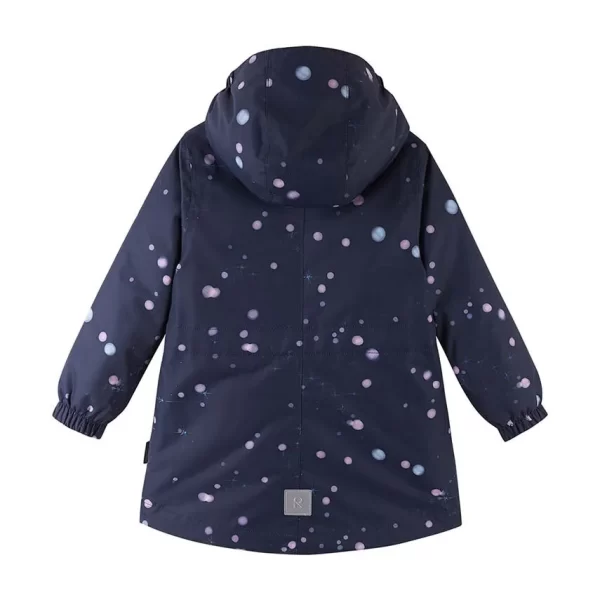 REIMA Dievčenská zimná bunda TAHO modrá s guličkami Waterproof winter jacket 5100111A | Welcomebaby.sk