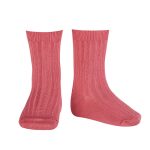 CÓNDOR Rebrované ponožky 521 carmine Ribbed socks pink 2016 | Welcomebaby.sk