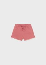 MAYORAL Kraťasy pre bábätká ružové Baby Plush Shorts clay 603 | Welcomebaby.sk
