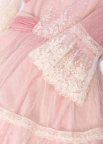 ABEL & LULA Vyšívané šaty s rukávmi Tulle plumeti dress 5046 | Welcomebaby.sk