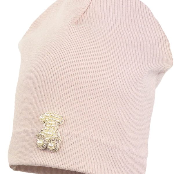 JAMIKS Rebrovaná čiapka EVORA ružová Hat rosa JWG08 | Welcomababy.sk