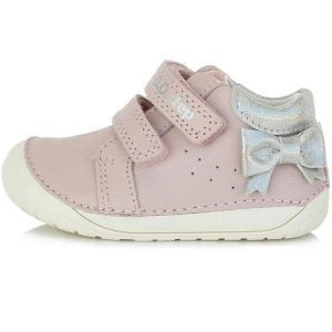 DD STEP dievčenské celoročné topánky s mašličkou ružové | Welcomebaby.sk
