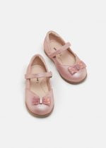 MAYORAL Baleríny s mašľou ružové Baby bow ballet flats rosa 42387 | Welcomebaby.sk