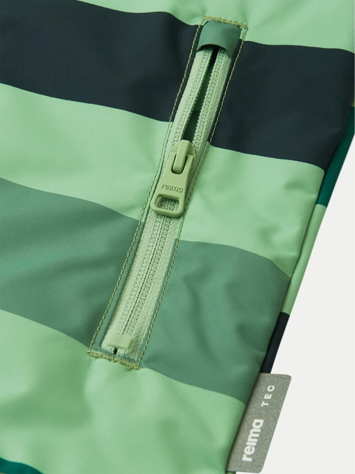 REIMA Dievčenská tenká nepremokavá bunda KALLAVESI zelená Waterproof Jacket deeper 5100314A | Welcomebaby.sk