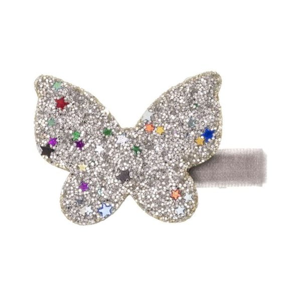SIENA Sponka strieborná s flitrami motýľ Glitter Star Butterfly Hair Clip Silver 204106492 | Welcomebaby.sk