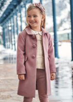 MAYORAL Kabát ružový Coat pink 4484 | Welcomebaby.sk