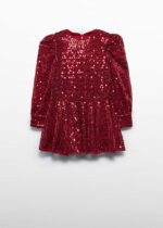 ABEL & LULA Flitrované šaty červené Glitter dress red 5538 | Welcomebaby.sk