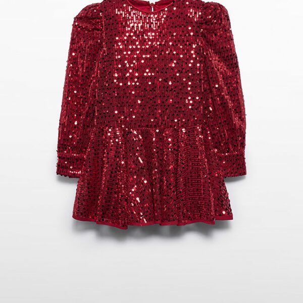 ABEL & LULA Flitrované šaty červené Glitter dress red 5538 | Welcomebaby.sk