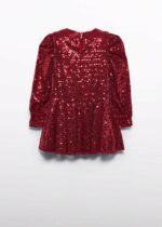 ABEL & LULA Flitrované šaty červené Glitter dress red 5538 | Welcomebaby.sk