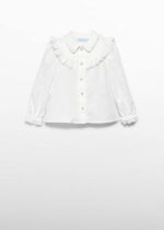 ABEL & LULA Blúzka s volánom biela Viella Blouse white 5678 | Welcomebaby.sk