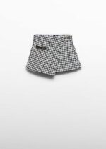 ABEL & LULA Vzorovaná sukňa čierna Houndstooth Skort black 5711 | Welcomebaby.sk