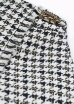 ABEL & LULA Vzorovaná sukňa čierna Houndstooth Skort black 5711 | Welcomebaby.sk