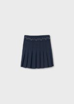 MAYORAL Dievčenská sukňa skladaná tmavomodrá Girl pleated skirt 7974 | Welcomebaby.sk