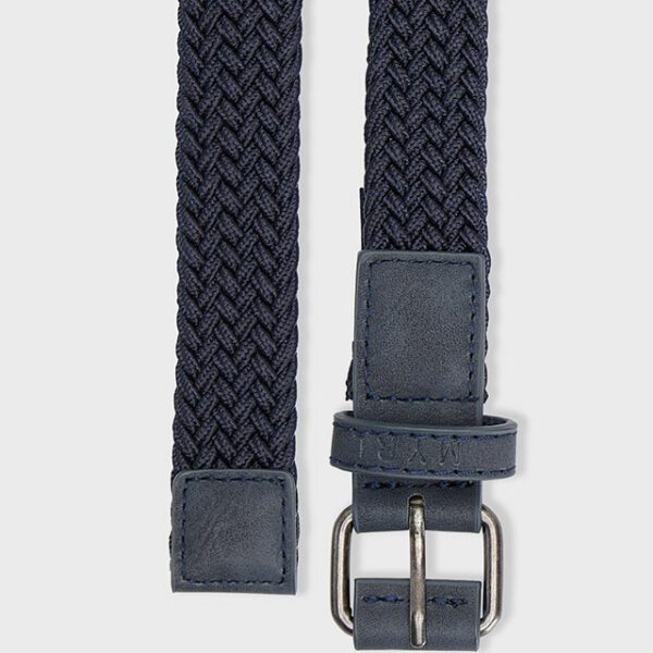 MAYORAL Chlapčenský opasok tmavomodrý Boy braided belt navy 10840 | Welcomebaby.sk