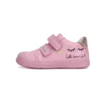 PONTE 20 DD Step Dievčenské celoročné ružové kožené topánky s očami Shoes girl eyes pink DA03-4-2440A | Welcomebaby.sk