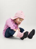 REIMA Snehule MUHVARI ružové Kids snow boots grey pink 5400149A | Welcomebaby.sk