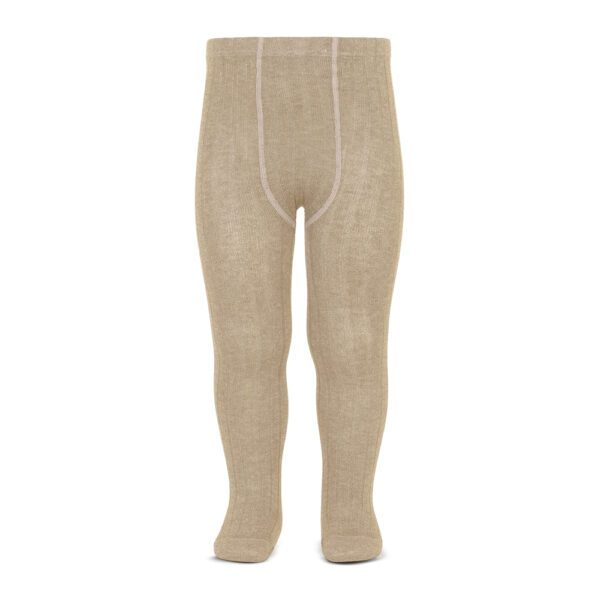 CÓNDOR Rebrované pančuchy 316 nougat Basic Rib Tights 2016 | Welcomebaby.sk