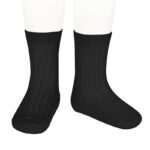 CÓNDOR Rebrované ponožky 900 čierne Ribbed socks black 2016 | Welcomebaby.sk