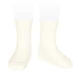 CÓNDOR Rebrované ponožky 303 beige Ribbed socks 2016 | Welcomebaby.sk