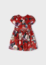 MAYORAL Kvetované šaty červené Printed dress red 4989 | Welcomebaby.sk