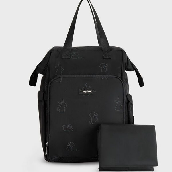 MAYORAL Ruksak na prebaľovanie čierny Changing backpack black 9841 | Welcomebaby.sk