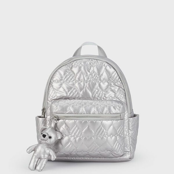 MAYORAL Metalický ruksak white gold Backpack 10846 | Welcomebaby.sk