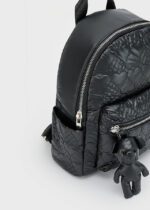 MAYORAL Metalický ruksak čierny Backpack black 10846 | Welcomebaby.sk