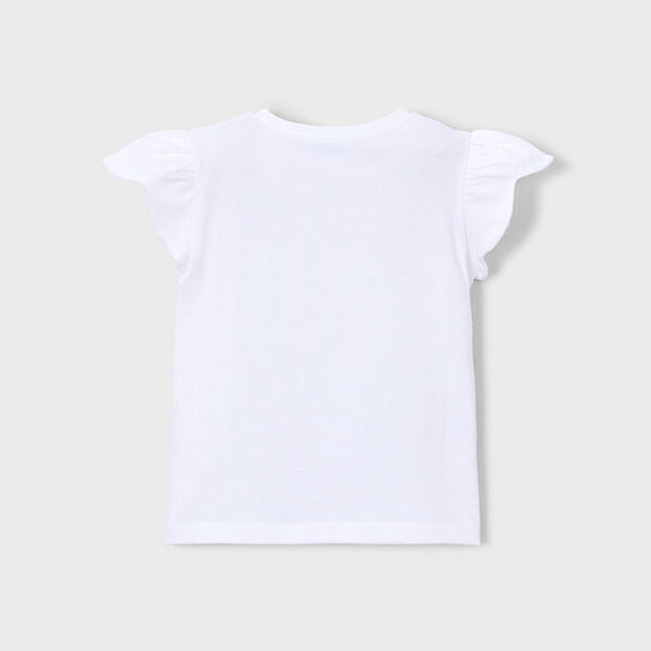 MAYORAL Tričko s krátkym rukávom 3002 Print tshirt white | Welcomebaby.sk