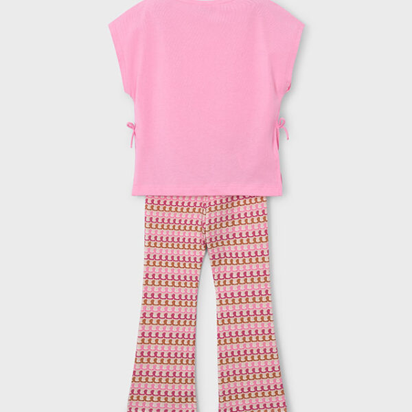 MAYORAL Legínový set s tričkom 3728 Flared leggings set candy | Welcomebaby.sk