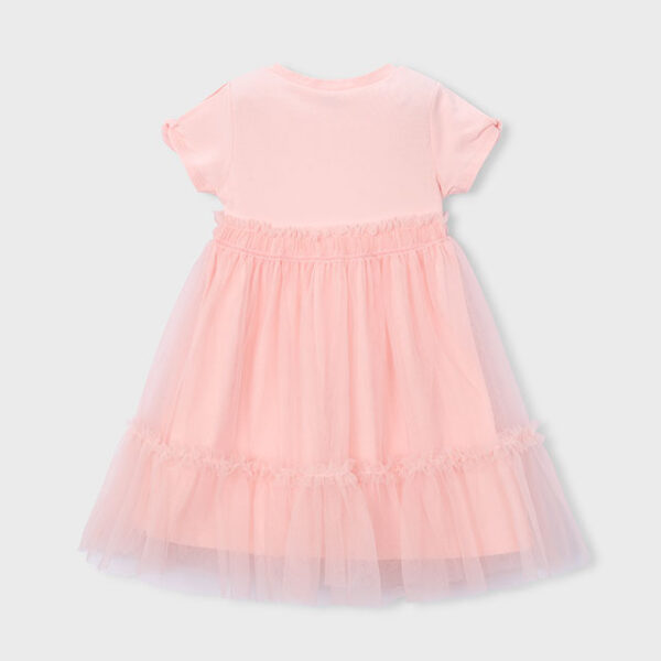 MAYORAL Tylové šaty 3915 Combination dress blossom | Welcomebaby.sk