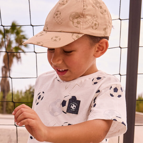MAYORAL Šiltovka s potlačou 10194 Printed cap walnut | Welcomebaby.sk