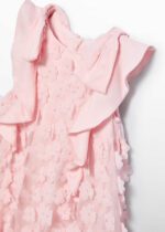 ABEL & LULA Šaty s kvetmi a volánmi ružové Girl flower bambula dress peony 5042 | Welcomebaby.sk