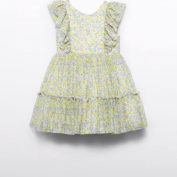 ABEL & LULA Šaty s kvetmi Dress flower 5046 | Welcomebaby.sk