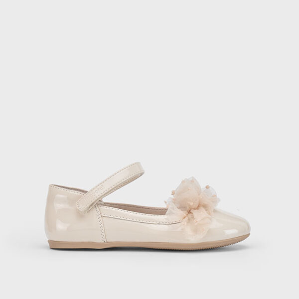 Balerínky s tylom 45617 krémové Ballet flats | Welcomebaby.sk