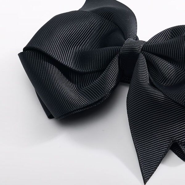 ABEL & LULA Veľká mašľa do vlasov čierna Hair clip black 5966 | Welcomebaby.sk