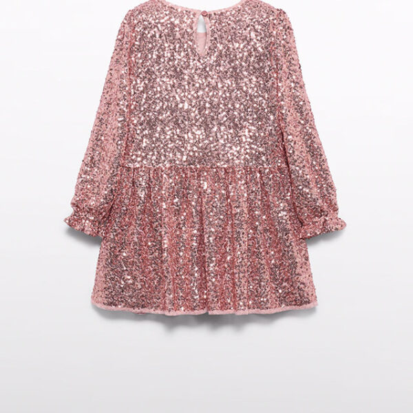 ABEL & LULA Flitrované šaty 5531 ružové Dress pink | Welcomebaby.sk