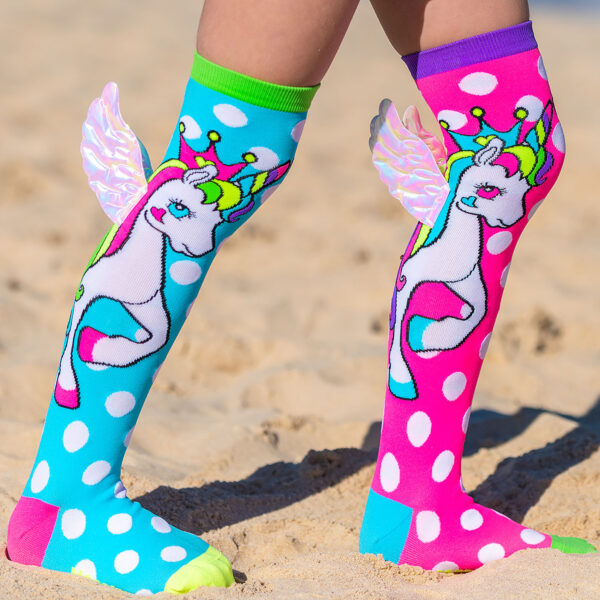 Podkolienky Flying Unicorn Socks MM050 Madmia od 6 rokov | Welcomebaby.sk