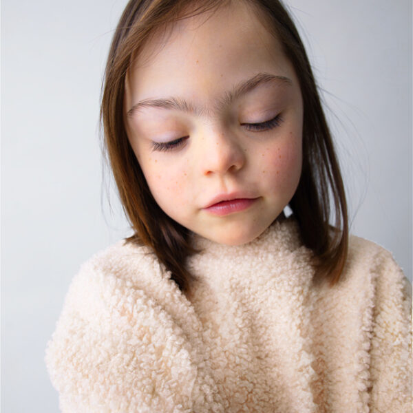 MAYORAL Kombinovaný vlnený sveter béžový Lamb wool combined pullover almond 4431 | Welcomebaby.sk