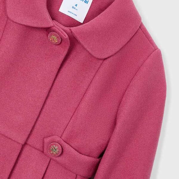 MAYORAL Kabát 4440 Coat cherry | Welcomebaby.sk