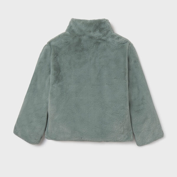 MAYORAL Kožuch 7429 Fur coat jade | Welcomebaby.sk