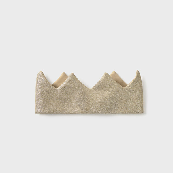 MAYORAL Čelenka korunka pre bábätká zlatá 10029 Baby crown champagne | Welcomebaby.sk