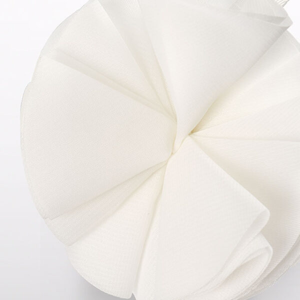 ABEL & LULA Čelenka s kvetom 5472 Chiffon flower headband cream | Welcomebaby.sk