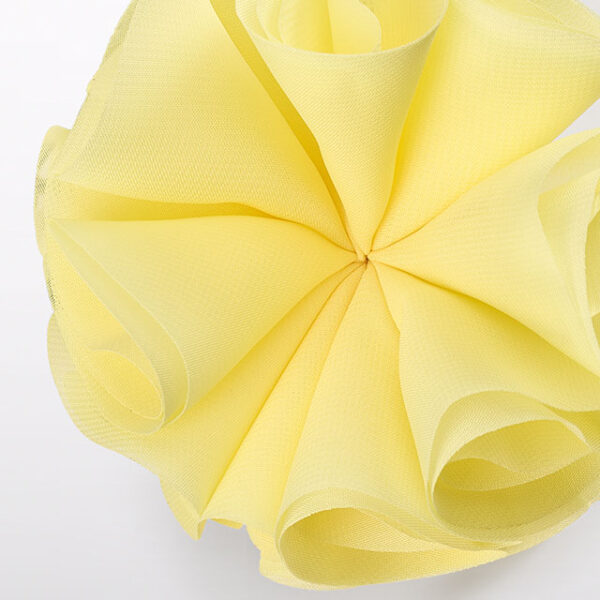 ABEL & LULA Čelenka s kvetom 5472 Chiffon flower headband yellow | Welcomebaby.sk