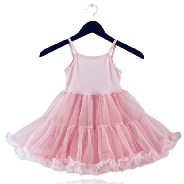 DOLLY Petti dress ružová donut Šaty s tutu sukňou | Welcomebaby.sk