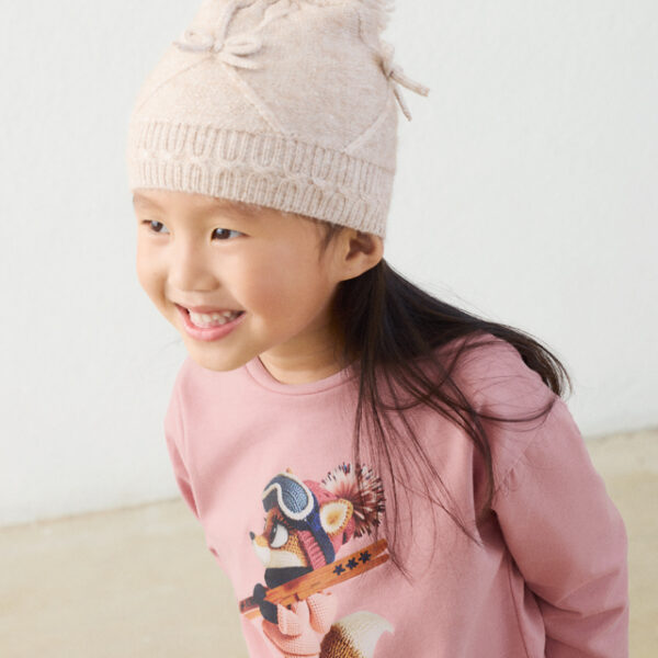 Tričko s dlhým rukávom pastel pink Mayoral 4003 | Welcomebaby.sk