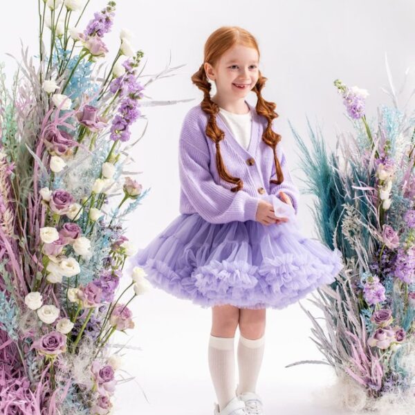 Tutu sukňa fialová svetlá Dolly Skirt Manufaktura Falbanek | Welcomebaby.sk
